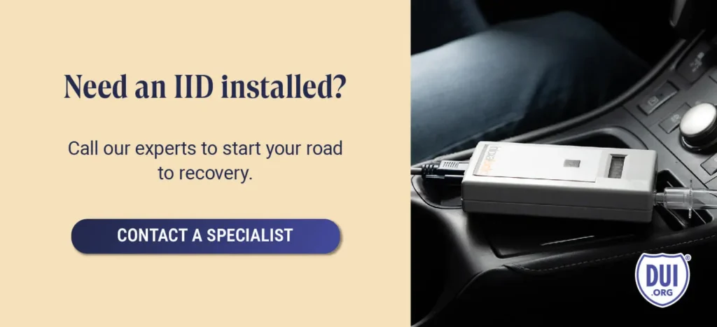 Need an IID Installed? Call our experts to start your road to recovery.